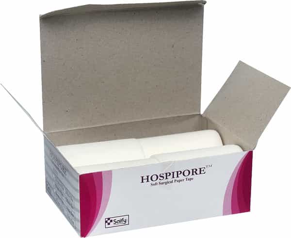 Hospipore Surgical Paper Tape 3"*9Mtr 4 Rolls