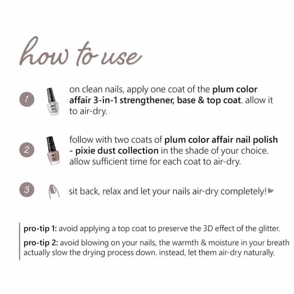 Plum Color Affair Nail Polish Pixie Dust Collection - Whimsical 147 11 Ml