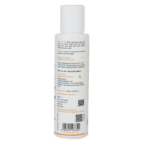 Omeo Natural Brightening Face Toner With Naturally Brightening Extracts (100ml)
