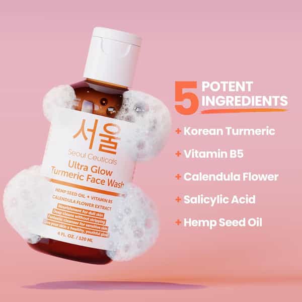 Seoul Ceuticals Ultra Glow Turmeric Face Wash 120 Ml