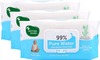 Mother Sparsh 99% Pure Water (Unscented) Baby Wipes I 72 Pcs/Pack - Pack Of 3