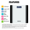 Venus (India) Electronic Digital Personal Bathroom Weight Machine | Upto 180Kg | Eps-1199-New-Black