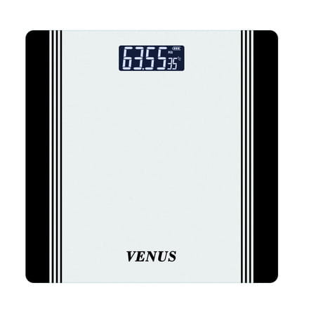 Venus (India) Electronic Digital Personal Bathroom Weight Machine | Upto 180kg | Eps-1199-New-Black