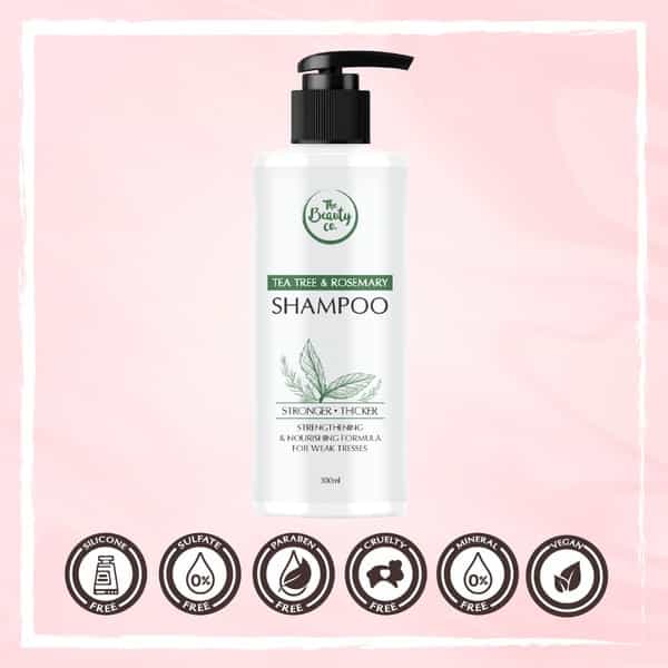 The Beauty Co. Tea Tree & Rosemary Shampoo 300Ml