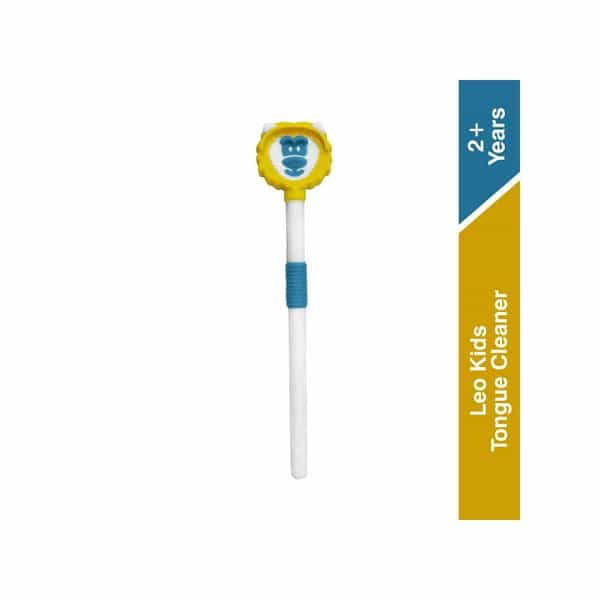 Buddsbuddy Kids Leo Tongue Cleaner 1Pc - Yellow