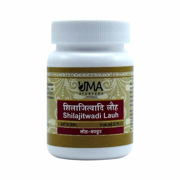 Uma Ayurveda Shilajitwadi Lauha Ayurvedic Tablets 40 Tab