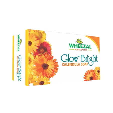 Wheezal Glow Bright Calendula Bathing Bar 75 Gm