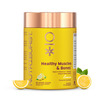 Nutriburst Healthy Muscles & Bones Gummies With Vitamin D & Calcium (30 Gummies)(Lemon Flavor)