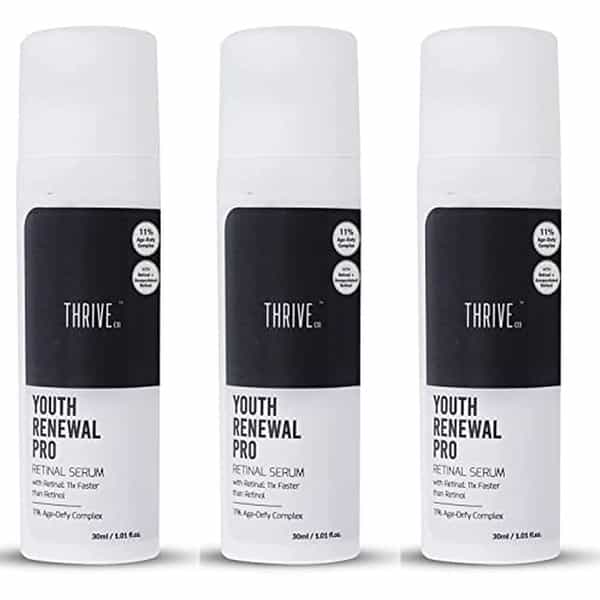 Thriveco Youth Renewal Serum Pro For Anti-Ageing | Seasoned Retinol Users | Unisex | 30Ml | 3 Packs