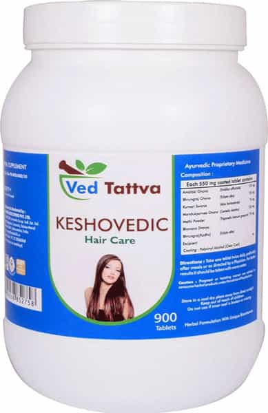 Ved Tattva Keshovedic 900 Tablets | Herbal Supplement For Hair Care (Pack Of 4)