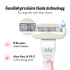 Plush 5-Blade Bosy Razor With Aloe Vera Lubricating Stip For Hair Removal| For Normal-Sensitive Skin
