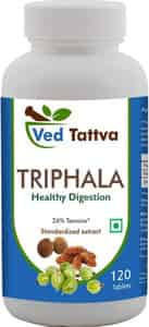 Ved Tattva Triphala 120 Tablets (mixture Of Amla Baheda Harad)