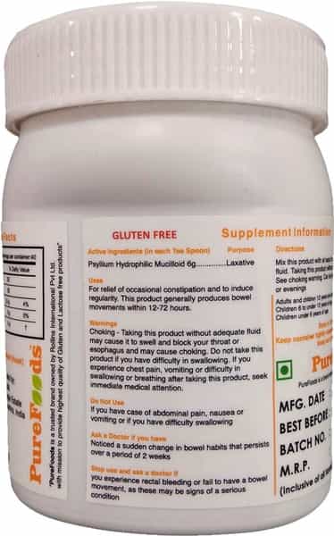 Purefoods Psyllium Fibre (Original Formula) - 225G