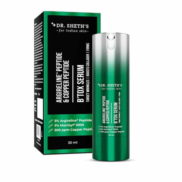 Argireline Peptide & Copper Peptide B'tox Serum 30 Ml