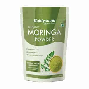 Baidyanath Ayurved Organic Moringa Powder 200g | Immunity & Energy Superfood