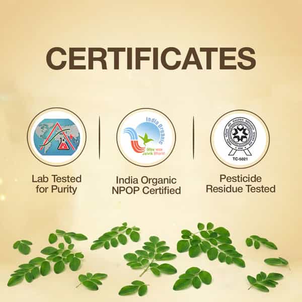 Baidyanath Ayurved Organic Moringa Powder 200G | Immunity & Energy Superfood
