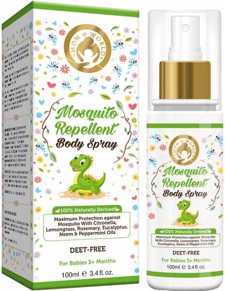 Mom & World Kids Care - Body Spray + Kids Sunscreen + Kids Face Wash + Baby Wash