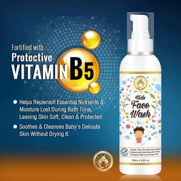 Mom & World Kids Care - Body Spray + Kids Sunscreen + Kids Face Wash + Baby Wash