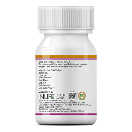 Inlife Natural Garlic Oil 60 Capsules For Heart Cholesterol And Weight Loss- 60 Capsules