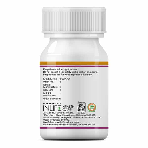 Inlife Natural Garlic Oil 60 Capsules For Heart Cholesterol And Weight Loss- 60 Capsules