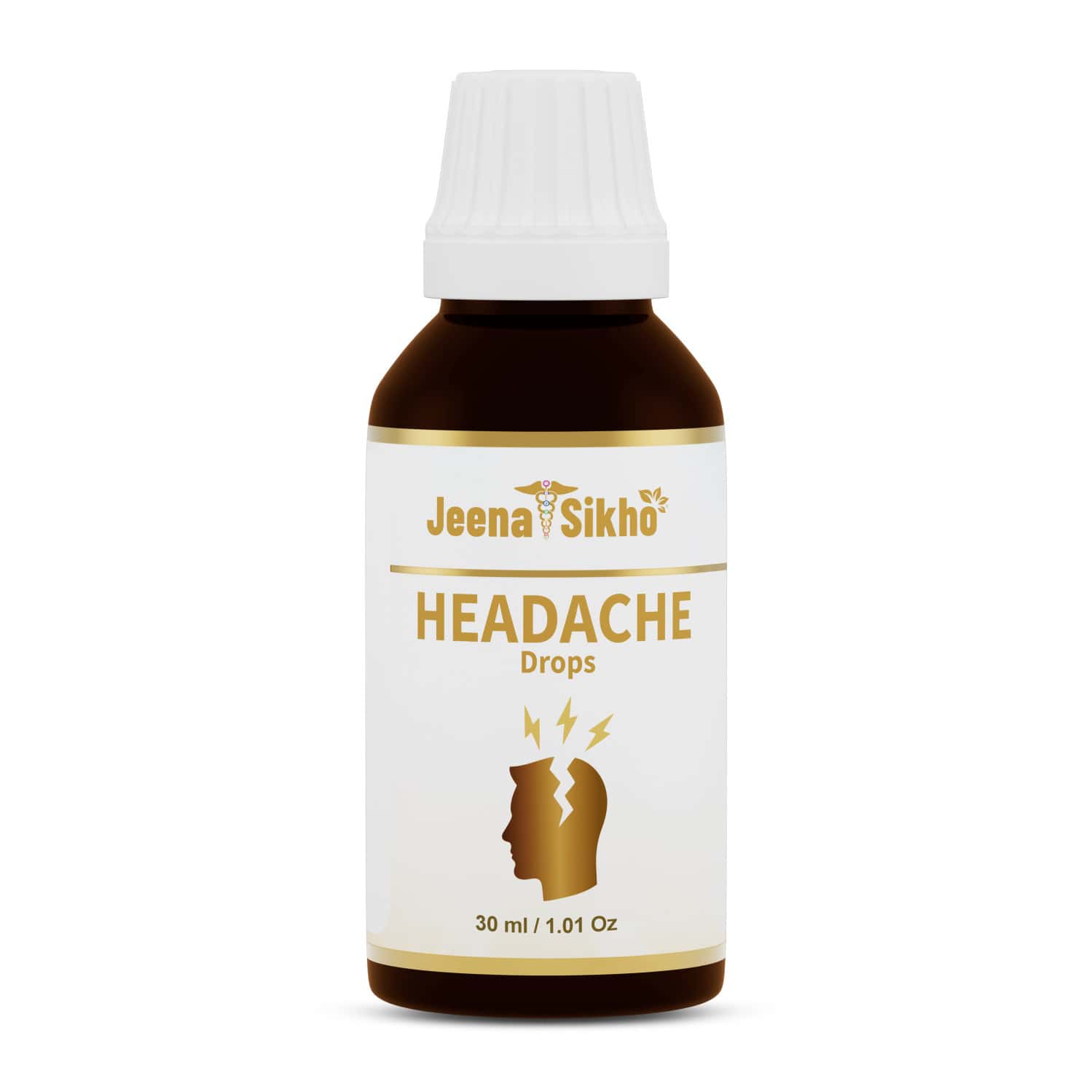 Jeena Sikho Headache Drops | Relief From Headache | Good For Overall Health | 30ml