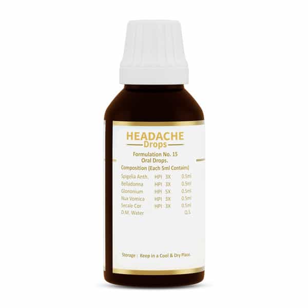 Jeena Sikho Headache Drops | Relief From Headache | Good For Overall Health | 30Ml