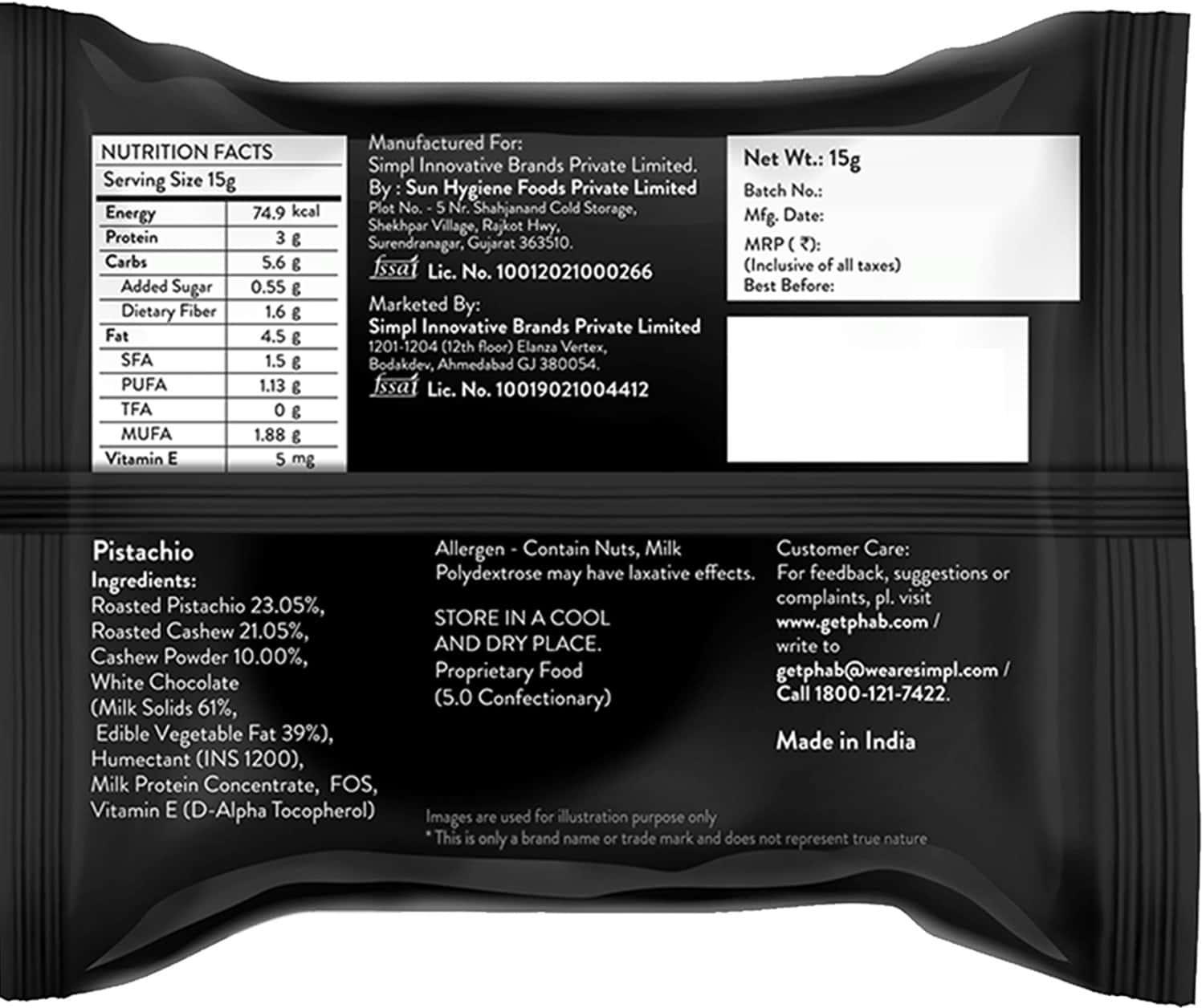 Buy PHAB PROTEIN BOMBS >50 NUTS 20 PROTEIN