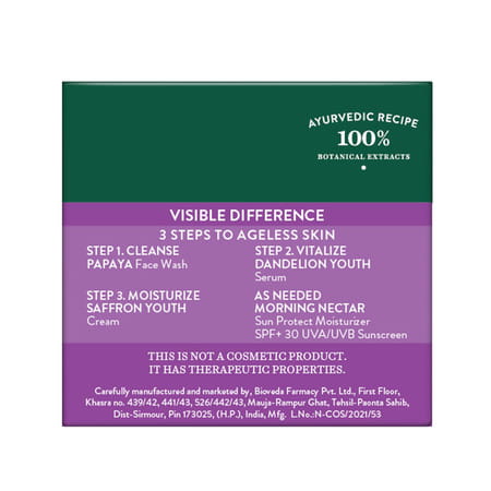 Biotique Advanced Ayurveda Saffron Youth Anti Ageing Cream 50gm