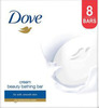 Dove Cream Beauty Bar - Soft Smooth Moisturised Skin - 125 Gm (Pack Of 8)