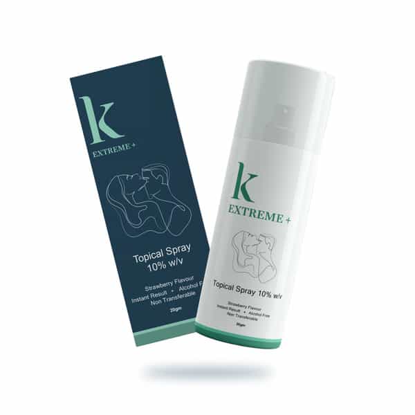 Kindly His Extreme+ Delay Spray For Men | No Side Effect | Strawberry Flavor | 20 Gm | Pack Of 1