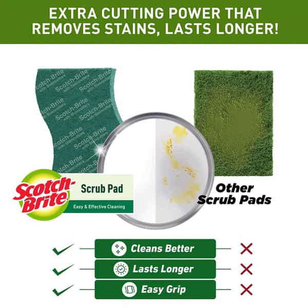 Scotch-Brite Stainless Steel Scrub - Pack Of 3