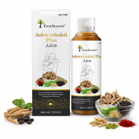 Four Seasons Testosterone Booster Shakti Plus Juice 1l| Improve Strength | Stamina & Performance