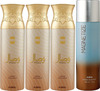 Ajmal 3 Wisal For Women And 1 Magnetize For Men & Women Deodorants Each 200Ml Combo Pack Of 4