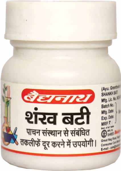 Baidyanath Asli Ayurved Shankha Bati 40 Tablets (Pack Of 3)