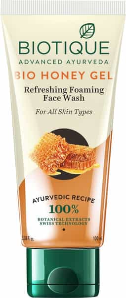 Biotique Bio Honey Gel Refreshing Foaming Face Wash For All Skin Types 100Ml