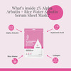 Bake 2% Alpha Arbutin Sheet Mask With Rice Water For Bright | Even Skin (20G)