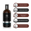 The Man Company Charcoal Shampoo For Oily Scalp To Eliminate Dandruff Improve Hair Texture - 250 Ml