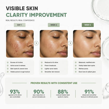 Cos-Iq Niacinamide Vitamin B3-10% Daily Use Face Serum 30Ml | 4% Multi-Peptide Complex And 2% Ha