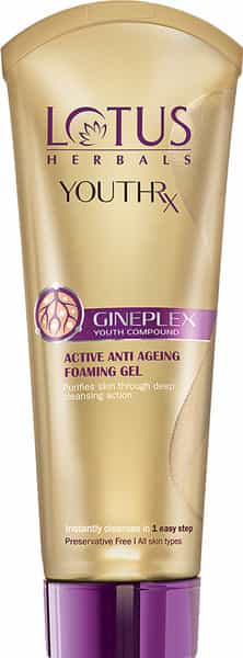 Lotus Herbals Yrx Active Anti Ageing Foaming Gel 100 Gm