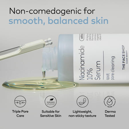 The Face Shop Alltimate Niacinamide 10% Serum - Reduces Oil | Minimizes Pores | Oily Skin - 30ml