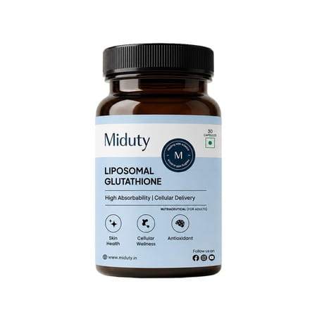 Buy MIDUTY LIPOSOMAL GLUTATHIONE 40% - ANTI AGING- SKIN BRIGHTENING - 8X ABSORPTION