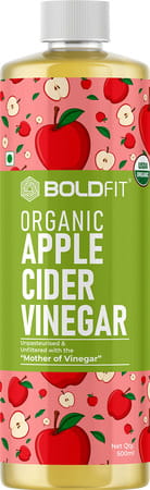 Boldfit Raw Organic Apple Cider Vinegar - 500 Ml