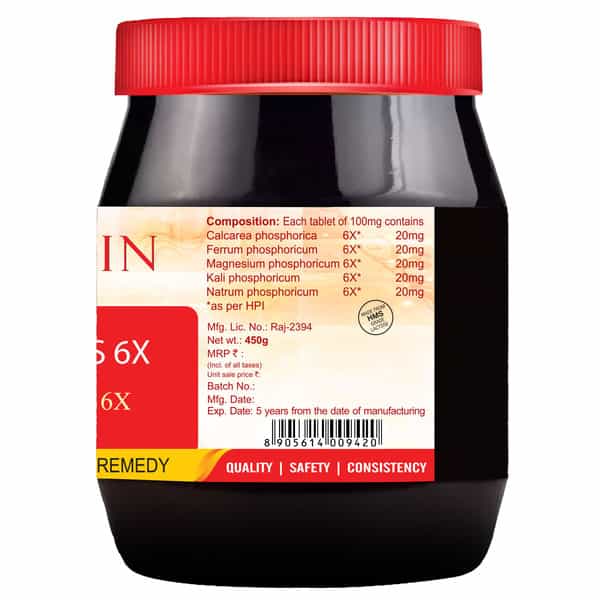 Bjain Five Phosphoricum Bio-Combination Tablet 6 X - 450Gm