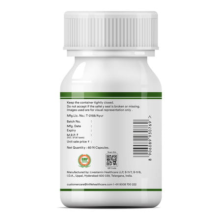Inlife Moringa Oliefera Leaf Extract 500mg 60 Vegetarian Capsules Weight Loss & Digestion