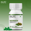 Inlife Moringa Oliefera Leaf Extract 500Mg 60 Vegetarian Capsules Weight Loss & Digestion