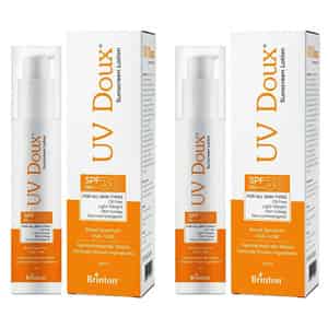 Brinton Uv Doux Sunscreen Lotion With Spf 30 In Oil Free Formula - 50 Ml X Pack Of 2