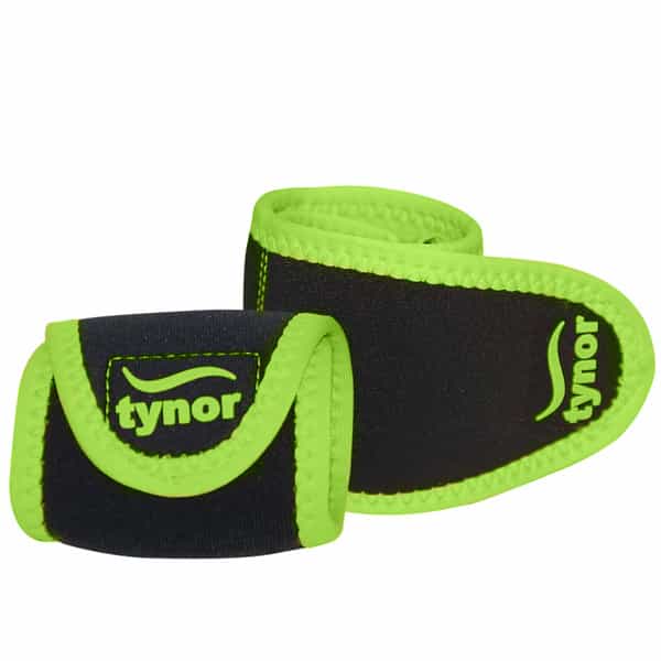 Tynor Wrist Support With Thumb Loop (Neo) Black & Green Universal Pack Of 2