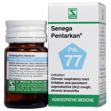 Dr. Willmar Schwabe India Senega Pentarkan Tablet 20 No'S