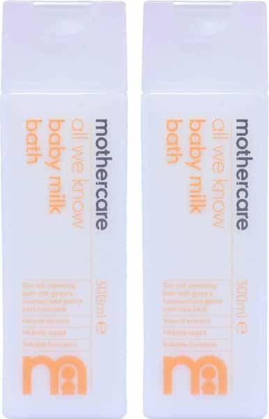 Mothercare All We Know Baby Milky Bath (300Ml Pack Of 2)