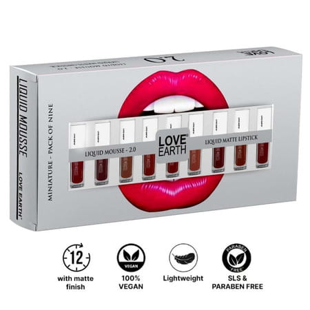 Liquid Mousse Lipstick 2.O - Pack Of 9